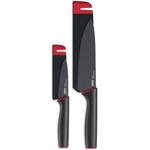 Joseph Joseph Нож за порциониране и готварски нож с точило Slice&Sharpen 2 бр (10146)