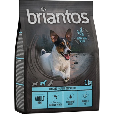 Briantos 4х1кг Adult Mini Briantos, суха храна за кучета, без зърно- сьомга и картофи