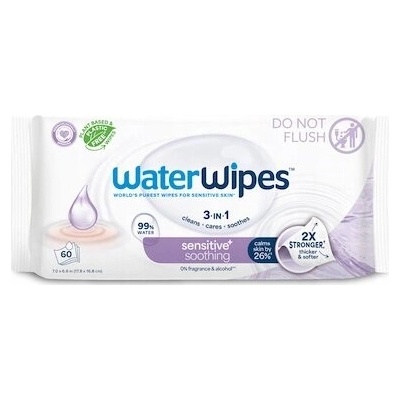 WaterWipes Bio Vlhčené ubrousky Zklidňující s extraktem levandule 60 ks