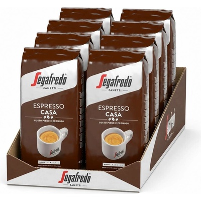 Segafredo Espresso Casa zrnková 8 x 1 kg