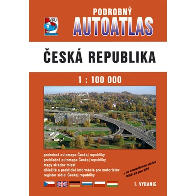 Podrobný autoatlas Česká republika 1 100 000