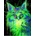 Norimpex - Puzzle Diamant painting: Fluorescent cat 30x40 cm - 1 - 39 piese