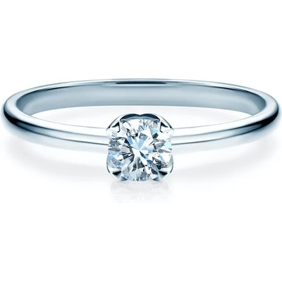 SAVICKI Годежен пръстен Solitaire: бяло злато. диамант