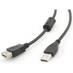 Spacer Usb spacer кабел удължител usb 2.0 (t) към usb 2.0 (m) 1.8м черен "spc-usb-amaf-6" 261903 (spc-usb-amaf-6)