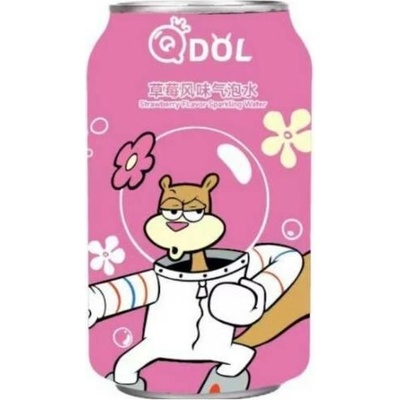 QDol Spongebob Strawberry Sparkling Drink 330 ml