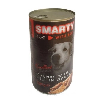 Smarty Adult chunks with beef in gravy 1240 g