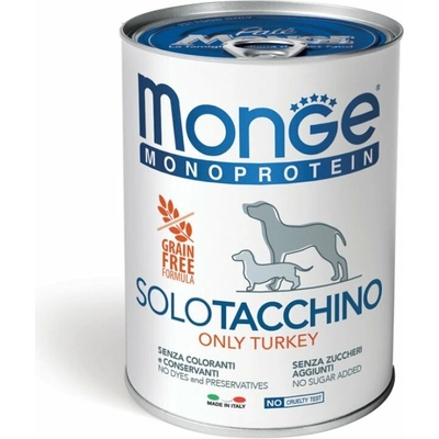 MONGE Monoprotein Solo Adult Dog morčacia 400 g