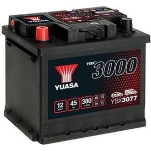 YUASA 45Ah 380A left+ (YBX3077)