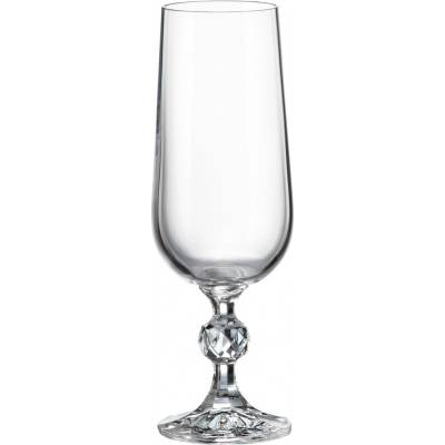 Bohemia Crystal Crystalex Sklenice na šampaňské Claudia 6 x 180 ml