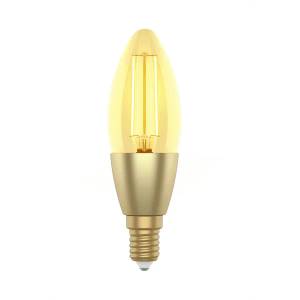 WOOX Smart Home LED крушка с дизайн на свещ - R5141 (E14, 4, 9 W, 470 лумена, warmw2700K/coldw6500k, Wi-Fi, 15000h) (R5141)