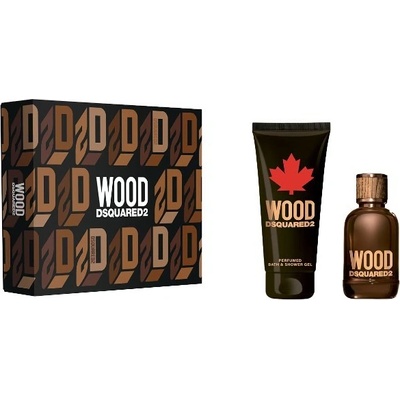 Dsquared2 Wood Pour Homme SET: EDT 100 ml + Sprchovací gél 150 ml