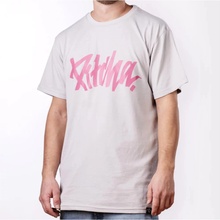 Pitcha tričko Simple light grey/pink