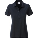 James & Nicholson Dámska polokošeľa z biobavlny 8009 Černá