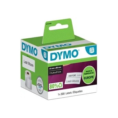 DYMO Етикет, LW принтер, сменяем, 41x89 mm, 300 етикета, DYMO S0722560 (S0722560)