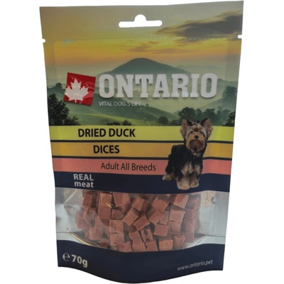 ONTARIO Snack Duck Dice Small dog 70 g