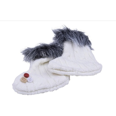 Ego Dekor Висящ орнамент от бяла вълна във формата на чорапи - Ego Dekor (EGO-940028)