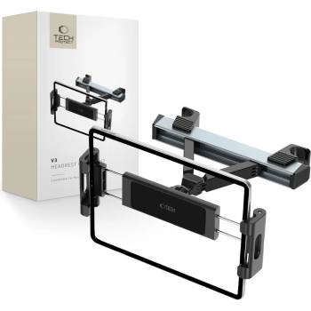 Tech-Protect Универсална стойка за облегалка на кола от Tech Protect V3 - Черна (5906302375424)