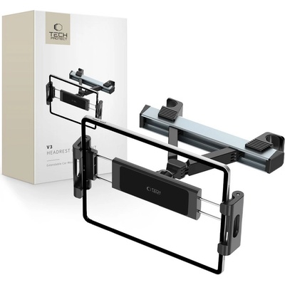 Tech-Protect Универсална стойка за облегалка на кола от Tech Protect V3 - Черна (5906302375424)