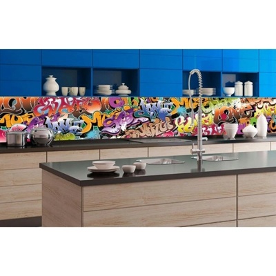 DIMEX ART Фототапет за кухня - графити 350 x 60 см