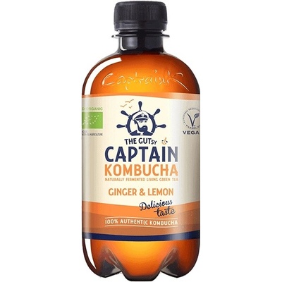 Captain Kombucha Kombucha bio zázvor citrón 400 ml