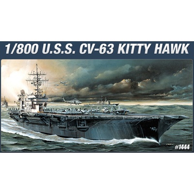 Kitty Hawk Academy Model Kit loď 14210 USS CV-63 36-14210 1:800