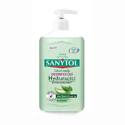 Sanytol dezinfekční hydratující mýdlo zelený čaj & aloe vera 250 ml