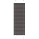 vidaXL Плисирана щора черна 45x100 cm Ширина на плата 44, 4 cm (4015115)