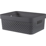 Keter Тъмносива пластмасова кутия за съхранение 36x27x14 cm Pure - Curver (263512)