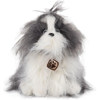 Амек Тойс Плюшена играчка Амек Тойс - Куче йорки, сиво, 20 сm (010247-2)