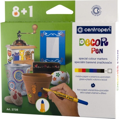 Centropen Decor Pen 2737 8+1 ks
