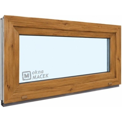 Kömmerling70 Ad, 900 X 500 mm Winchester/Bílá jednostranně Sklo Čiré Neotevíratelné