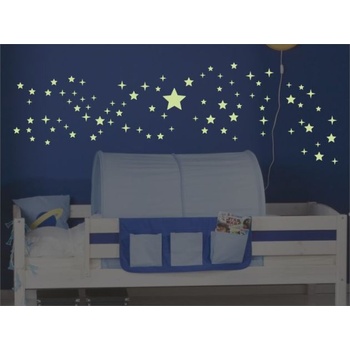Светещи стикери за стена звезди - комплект (1401)