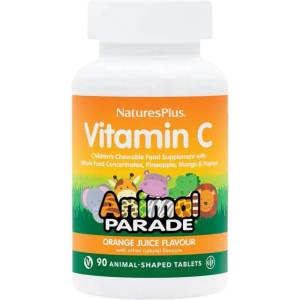 Animal Parade Vitamin C for Kids 250 mg [90 Дъвчащи таблетки] Портокал