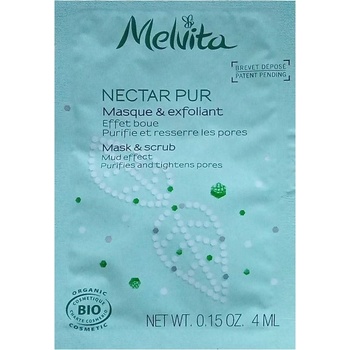 Melvita Nectar Pur Organic Pore-Tight Скраб маска за лице 4 мл *Мостра