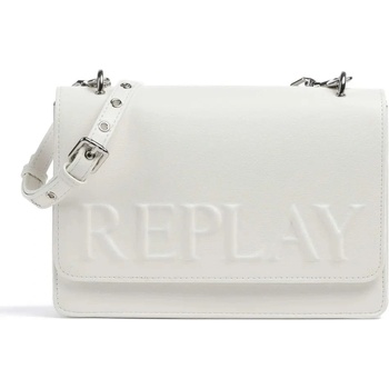 Replay crossbody kabelka přes rameno bílá white optic