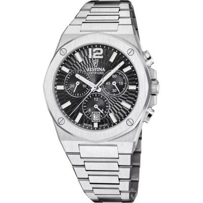 Festina Мъжки часовник Festina Swiss Made Vallée Chrono F22002/4 (F22002/4)