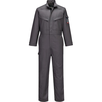 Portwest bizflame fr529 / Мъжки комбинезон със забавяне на горенето - сив xl (fr529grrxl)