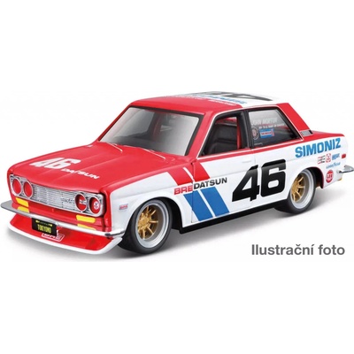 Maisto MA-32532 BRE Datsun 510 Tokyo Mods červená 1:24