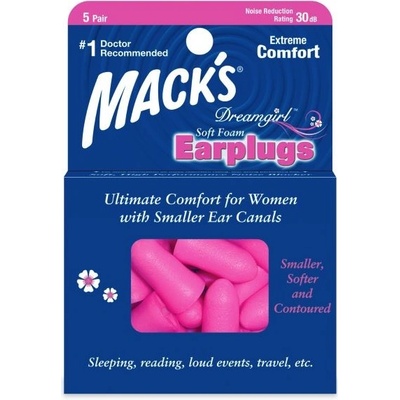 Mack's Dreamgirl špunty do uší 5 párů