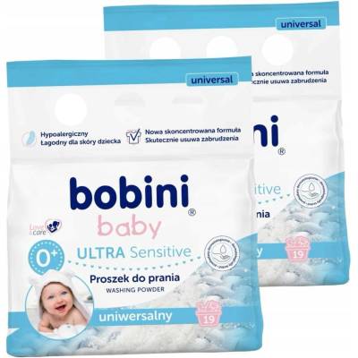 Bobini Baby Hypoalergenní prací prášek na parevné a pílé prádlo 2 x 1,425 kg 38 PD