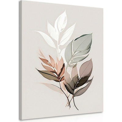 Obraz minimalistické listy - 60x90