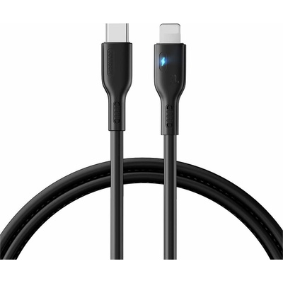 JOYROOM USB-C към Lightning кабел за Apple устройства с Lightning порт (200 см) - Joyroom USB-C to Lightning Cable PD 20W (черен) (S-CL020A13)