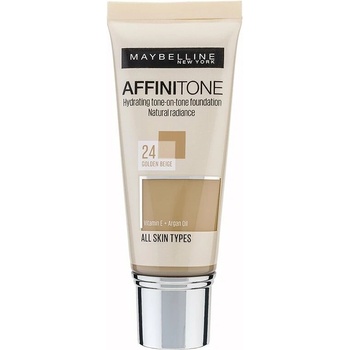 Maybelline Zjednocujúci make-up s HD pigmenty Affinitone Hydrating Tone-One-Tone Foundation 24 Golden Beige 30 ml