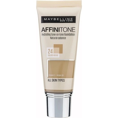 Maybelline Zjednocujúci make-up s HD pigmenty Affinitone Hydrating Tone-One-Tone Foundation 24 Golden Beige 30 ml
