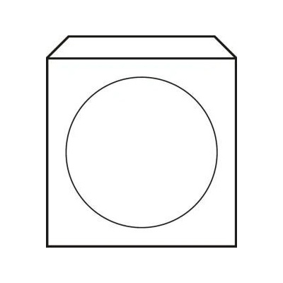Harmanec-Kuvert Obálky na CD 125x125 s okienkom 100 ks