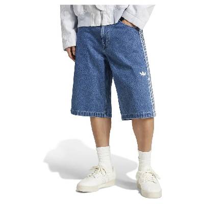 Къси панталони Adidas Originals Adicolor Firebird denim shorts - Blue (Medium Blue Denim)