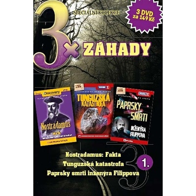 3x - Záhady 1. DVD