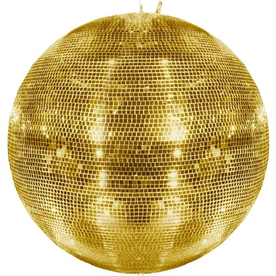 Eurolite zrkadlová guľa 75 cm, zlatá