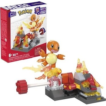 Mega Construx Pokémon - Charmander s ohnivým útokem