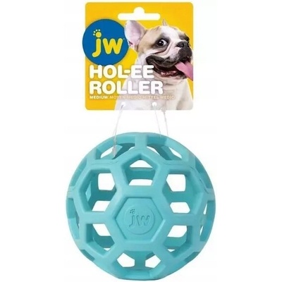 JW Pet děrovaný míček Hol Ee Roller modrá pastelová 11,5 cm